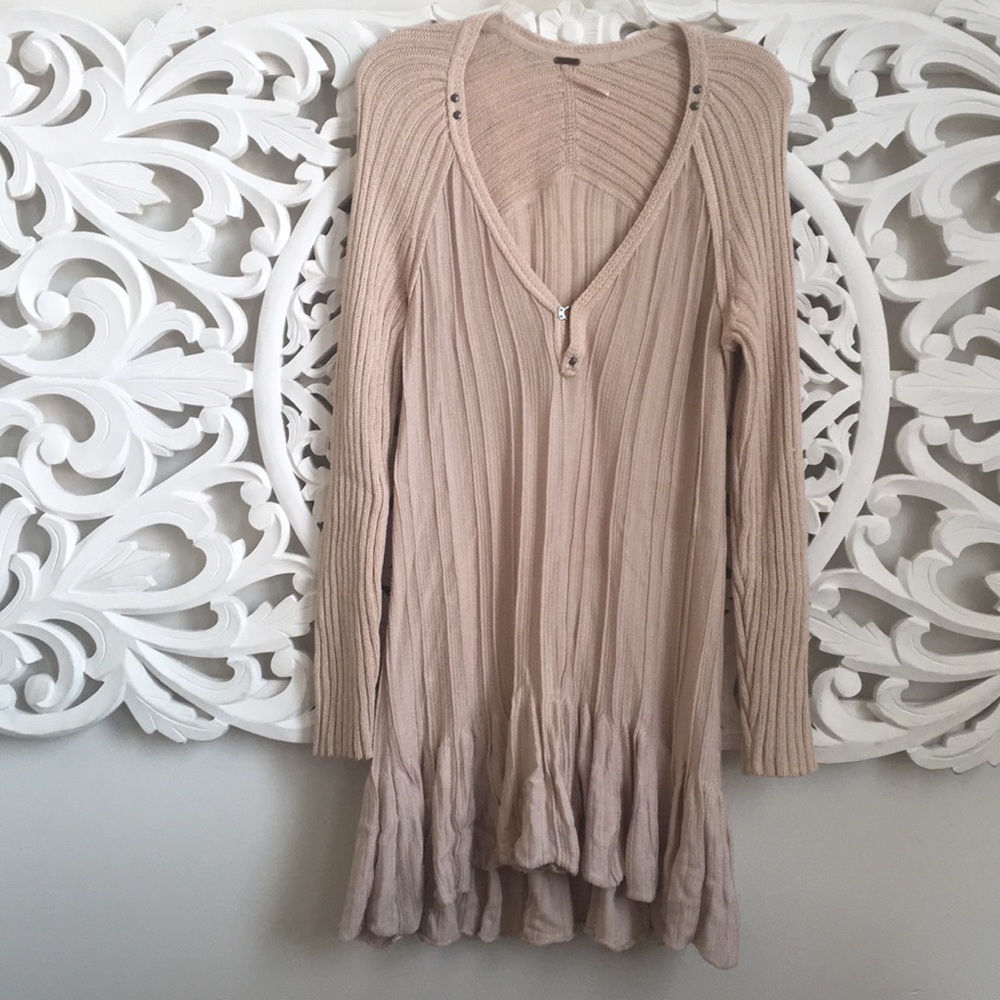 Free People Sweater Tunic/Mini Dress